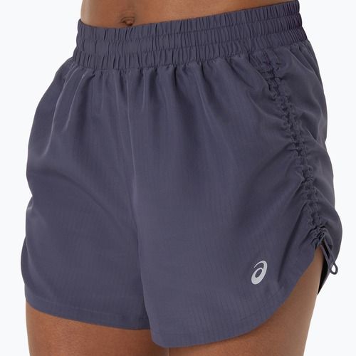 Дамски шорти за бягане ASICS Nagino Run Adjustable 4IN, цвят индиго, мъгла