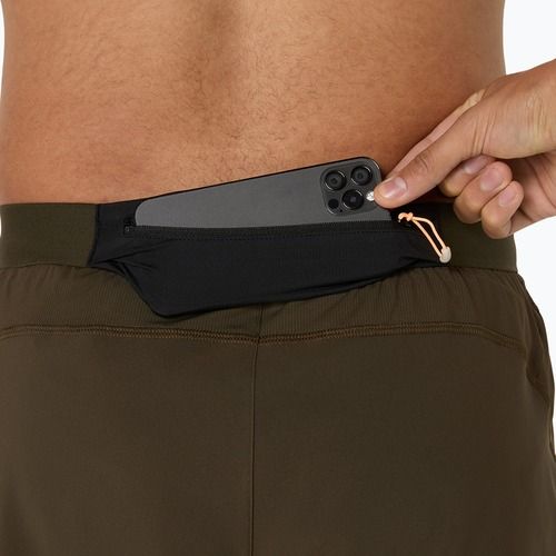 ASICS Road 5IN мъжки къси панталони за бягане кафяв камък