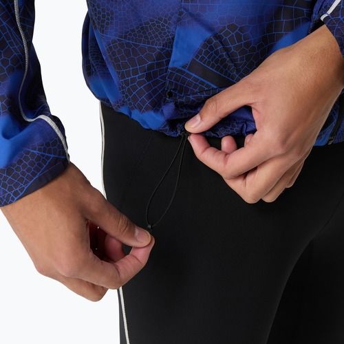 ASICS Road Lite-Show Packable performance черно/тъмно кобалтово мъжко яке за бягане