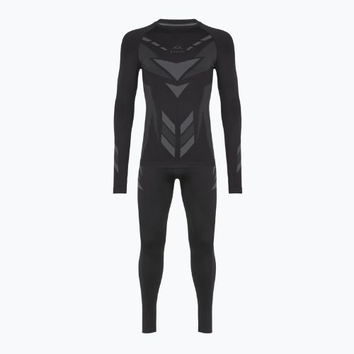 Мъжки комплект термоактивно бельо KADVA ALPINESTEP THERMO LIGHT PLUS безшевен черен
