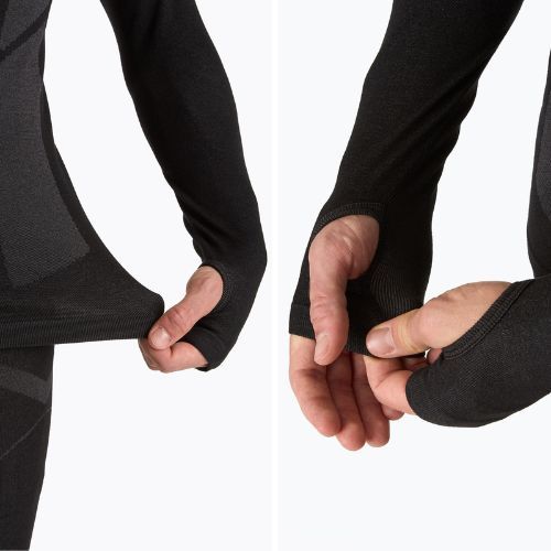 Дамски термоактивен суитшърт OneTeam ACHILL BAMBOO THERMO LIGHT PLUS black