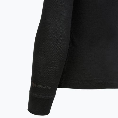 Детски термоактивен суитшърт WOOLCANO 100% MERINO TOP00947 black