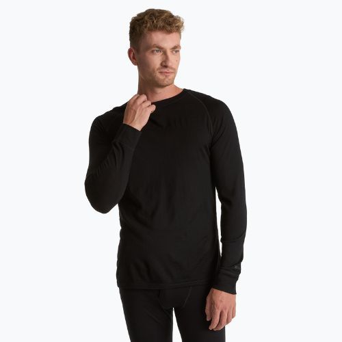 Дамски термоактивен суитшърт 100% WOOLCANO MERINO TOP0538 black