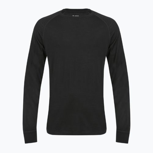 Дамски термоактивен суитшърт 100% WOOLCANO MERINO TOP0538 black
