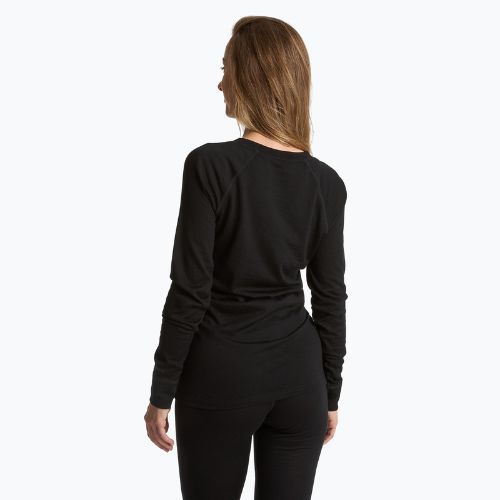 Дамски термоактивен суитшърт WOOLCANO 100% Merino TOP0541 black