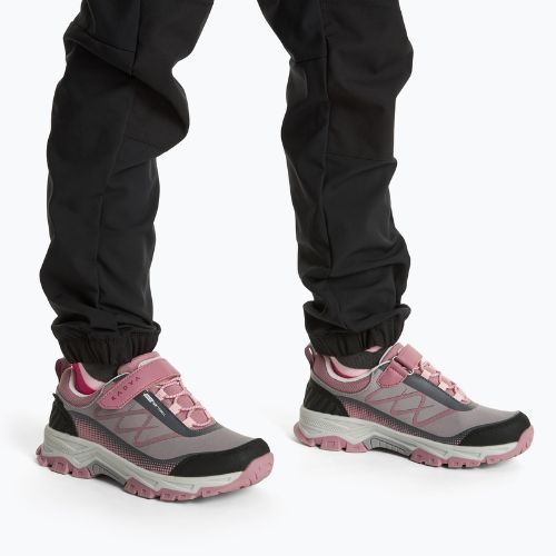 Детски туристически обувки KADVA Rocky Trail Low WaterProof Softshell сиви