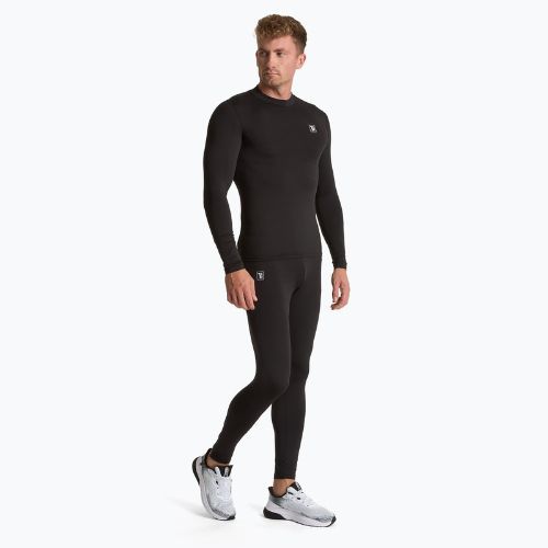 Термоактивни панталони OneTeam GOAL DRY PLUS BOTTOM black