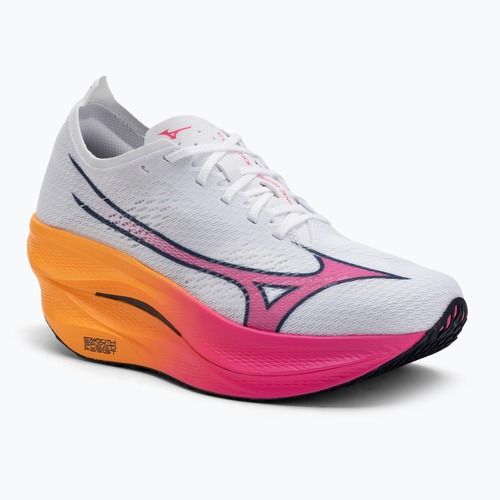 Обувки за бягане Mizuno Wave Rebellion Pro 3 бяло/розово тетра/оранжево