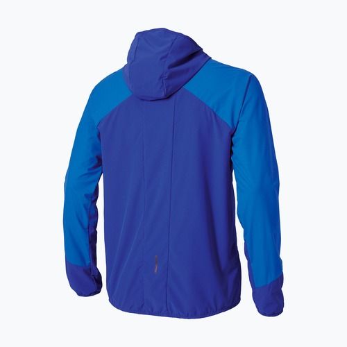 Мъжко яке за бягане Mizuno Active Alpha Hodded sodalite blue