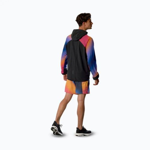 Мъжко яке за бягане Mizuno Active Alpha Hodded yuuyake
