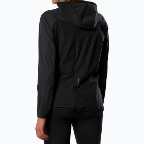 Дамско яке за бягане Mizuno Active Alpha Hodded черно