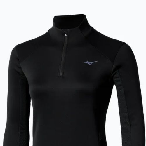 Дамски потник за бягане Mizuno Active Warm Half Zip black