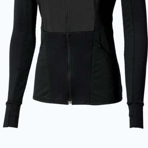 Дамско яке за бягане Mizuno Active Warm Hybrid Full Zip Hooded black