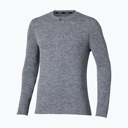 Мъжка тениска Mizuno Core Impulse Half Zip quicksilver running longsleeve