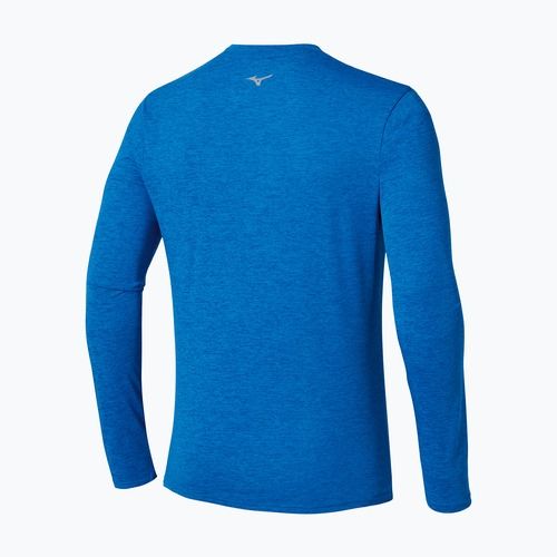Мъжки тичащи тениски с дълъг ръкав Mizuno Core Impulse Half Zip Tee princess blue
