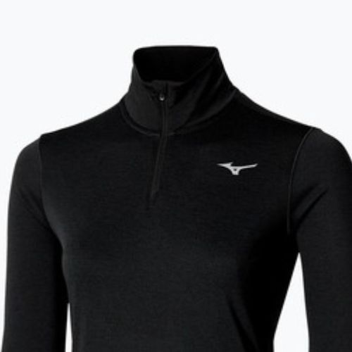 Дамски потник за бягане Mizuno Core Impulse Half Zip Tee black