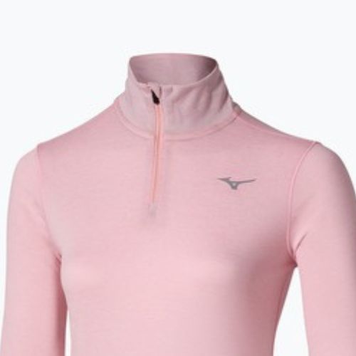 Дамски потник за бягане Mizuno Core Impulse Half Zip Tee избеляло лилаво