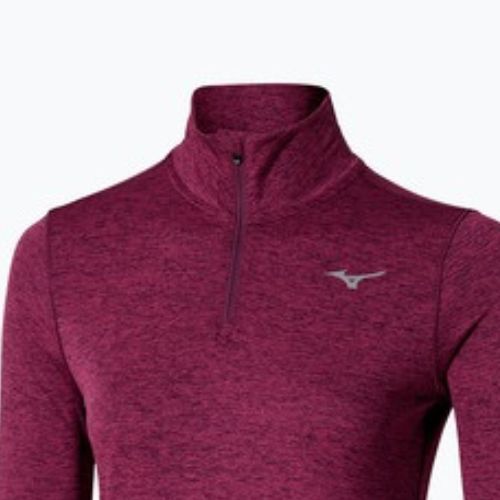 Дамски суитшърт за бягане Mizuno Core Impulse Half Zip Tee тъмно лилаво