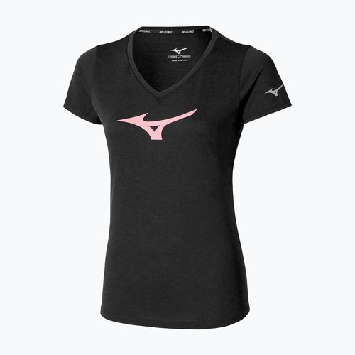 Дамска тениска за бягане Mizuno Core Runbird Tee black/mauve