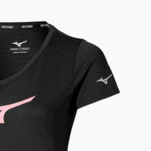 Дамска тениска за бягане Mizuno Core Runbird Tee black/mauve