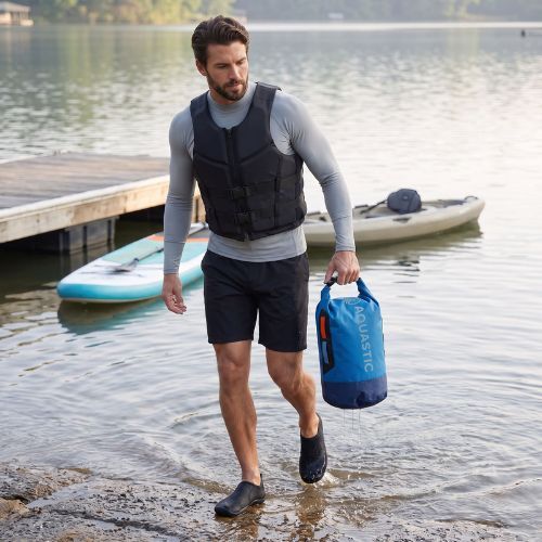 Водоустойчив чувал AQUASTIC Dry Bag 8 l Nylon/TPU blue