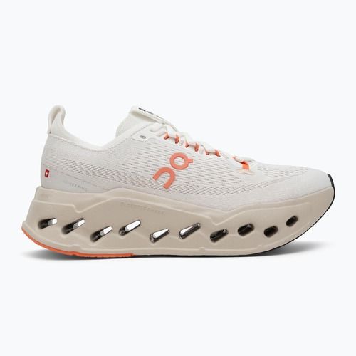 Дамски обувки за бягане On Cloudsurfer Max ivory/salmon