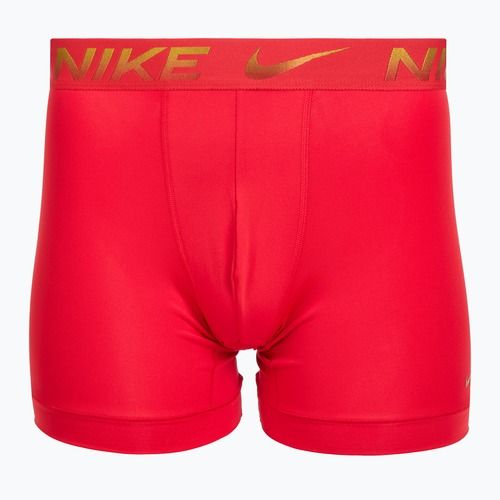 Мъжки боксерки Nike Dri-Fit Essential Micro Boxer Brief 3 чифта university red/black/black metallic grdient wb