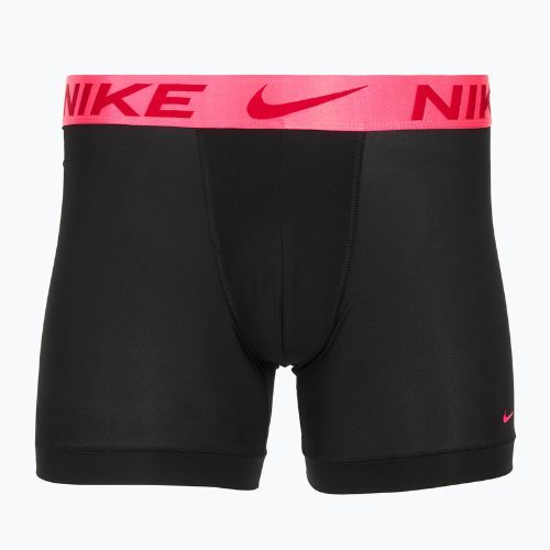 Мъжки боксерки Nike Dri-Fit Essential Micro Boxer Brief 3 чифта black hyper pink/uni red/black high shine wb