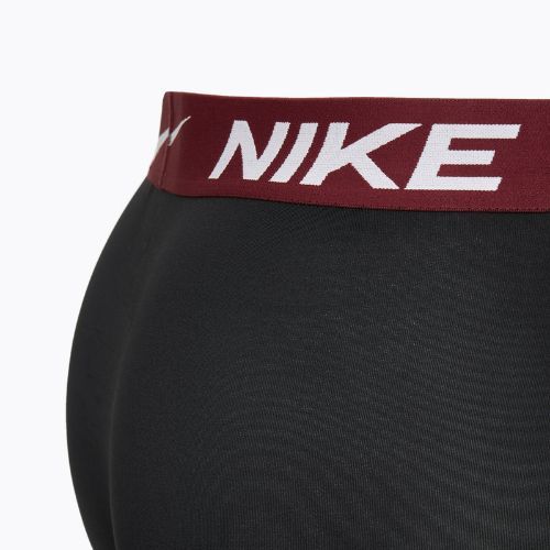 Мъжки боксерки Nike Dri-Fit Essential Micro Trunk 3 чифта black university gold/deep night/dark team red wb