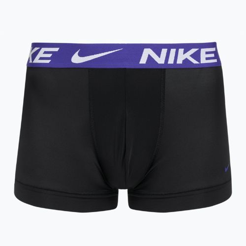 Мъжки боксерки Nike Dri-Fit Essential Micro Trunk 3 чифта black university gold/deep night/dark team red wb