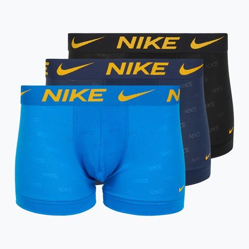Nike Elite Breathe Trunk мъжки боксерки 3 чифта фотосиньо/среднощно тъмно/черно