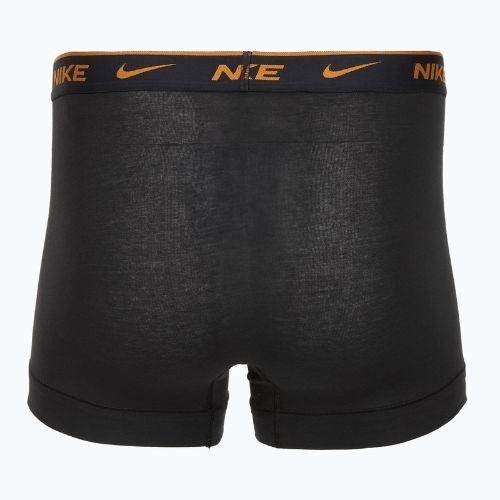 Мъжки боксерки Nike Everyday Cotton Stretch Trunk 3 чифта черни lig crim/des och/deep night с лого на колана