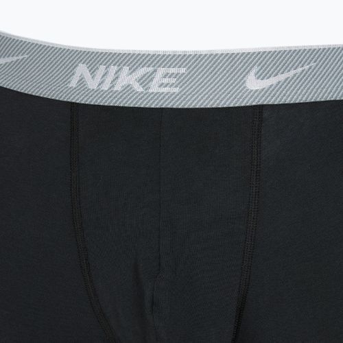 Мъжки боксерки Nike Everyday Cotton Stretch 3 чифта би/желязно сиво/ясно сиво с висока лъскава текстура wb