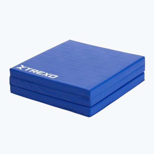 Гимнастически матрак TREXO сгъваем 180 x  60 x 5 cm  blue