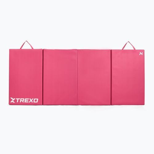 Сгъваем гимнастически матрак TREXO 195 x 80 x 5 cm розов