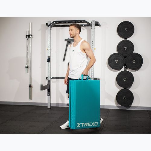 Гимнастически матрак XTREXO сгъваем 195 x 80 x 5 cm green