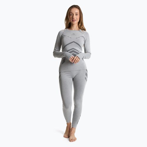 Дамски термоактивен суитшърт KADVA ALPINESTEP BAMBOO THERMO LIGHT PLUS grey
