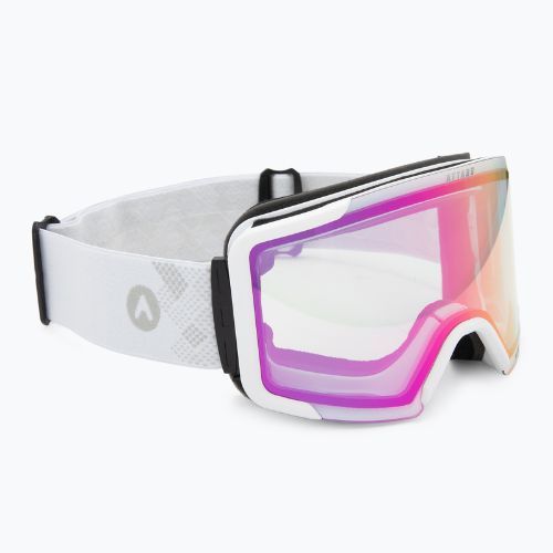 Скиорска маска ATTABO Nanuk Pro photochromic white