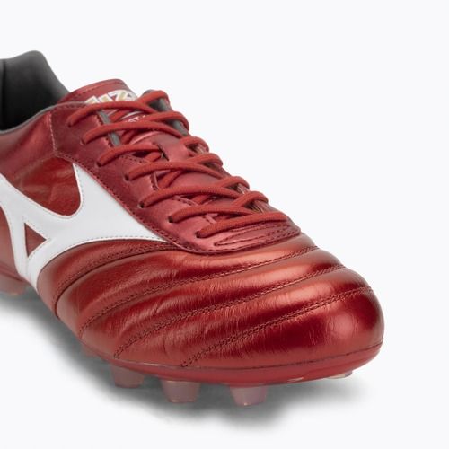 Мъжки футболни обувки Mizuno Morelia II Elite FG morelia 40th red/white/black