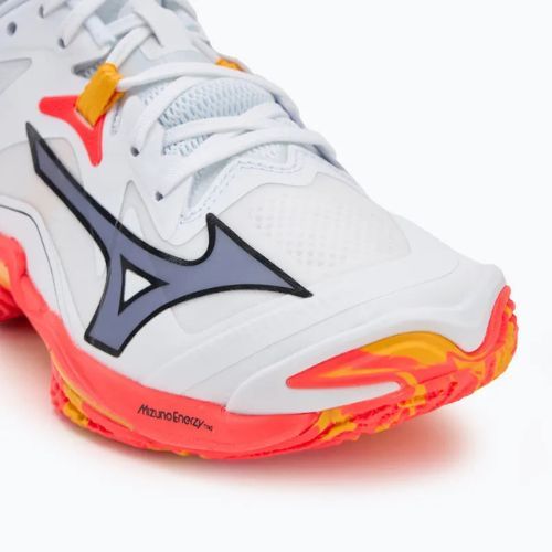 Обувки за волейбол Mizuno Wave Lightning Z8 white/fiery coral 2/citrus