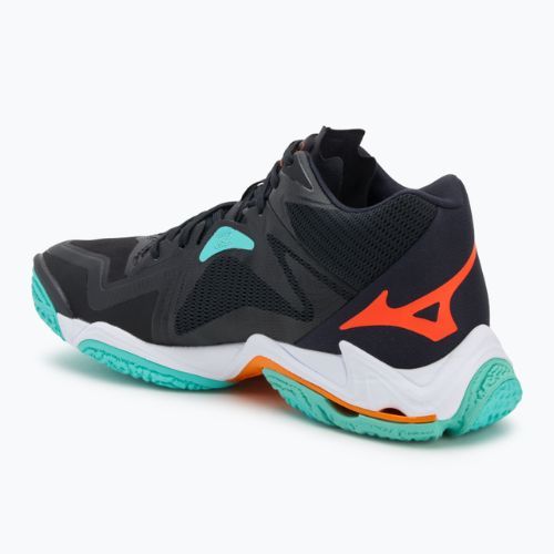 Обувки за волейбол Mizuno Wave Lightning Z8 Mid black/tangelo/ice green