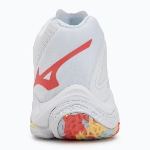 Дамски обувки за волейбол Mizuno Wave Lightning Z8 Mid white/calypso coral/pale banan