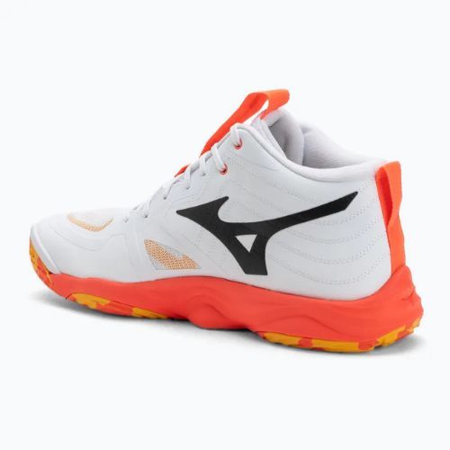 Обувки за волейбол Mizuno Wave Momentum Elite Mid white/fiery coral 2/citrus