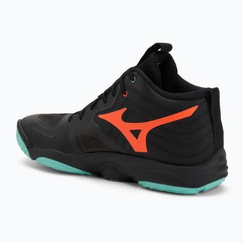 Обувки за волейбол Mizuno Wave Momentum Elite Mid black/tangelo/ice green