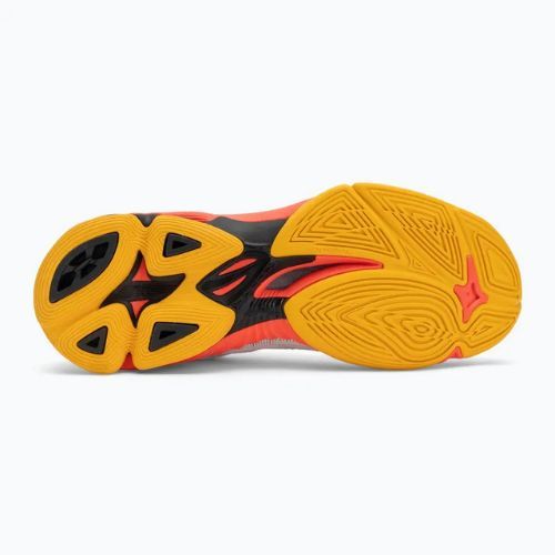 Обувки за волейбол Mizuno Wave Voltage 2 white/fiery coral 2/citrus