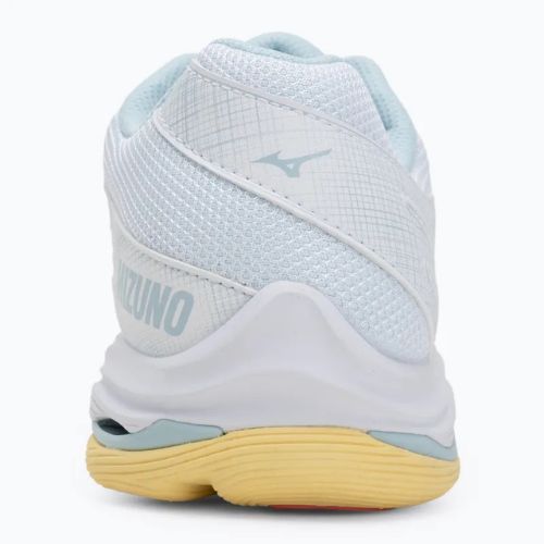 Дамски обувки за волейбол Mizuno Wave Voltage 2 white/calypso coral/pale banan