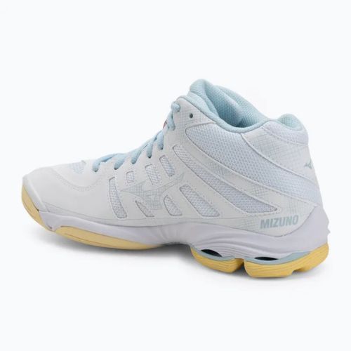 Дамски обувки за волейбол Mizuno Wave Voltage 2 Mid white/calypso coral/pale banan