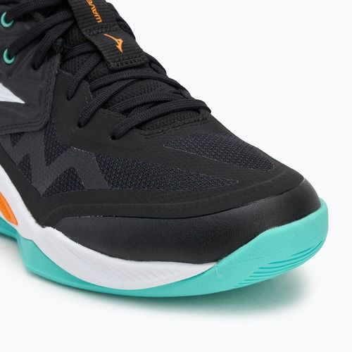 Обувки за волейбол Mizuno Wave Momentum Pro black/tangelo/ice green