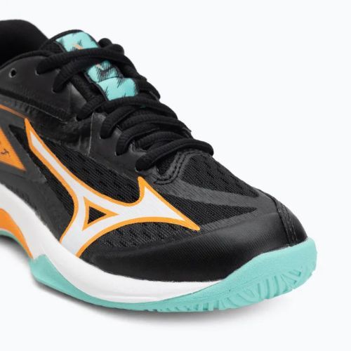 Детски обувки за волейбол Mizuno Lightning Star Z7 black/tangelo/ice green