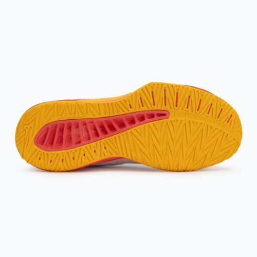 Детски обувки за волейбол Mizuno Lightning Star Z7 white/fiery coral 2/citrus